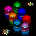 LED Candle - Votive - Flickering - Multi Color LED - 2 1/2"